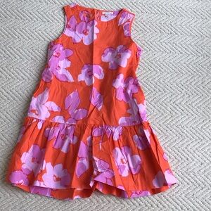 Crewcuts Orange and Pink Floral Dress